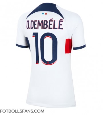 Paris Saint-Germain Ousmane Dembele #10 Replika Bortatröja Damer 2023-24 Kortärmad